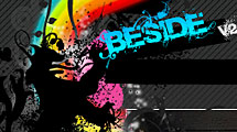 Beside